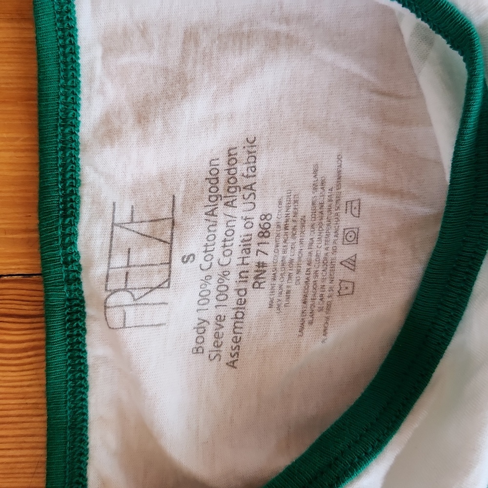 Freeze Green and White Lucky 01 Tee - Picture 3 of 3